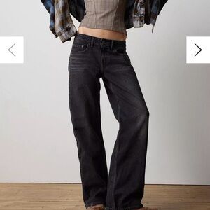 Levi's Low Loose Dark Gray Relaxed Jeans